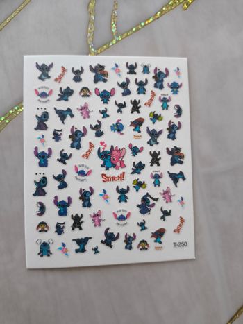 Stickers ongle stitch