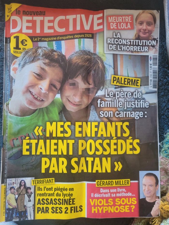 Lot de 10 magazines le nouveau detective - photo numéro 8