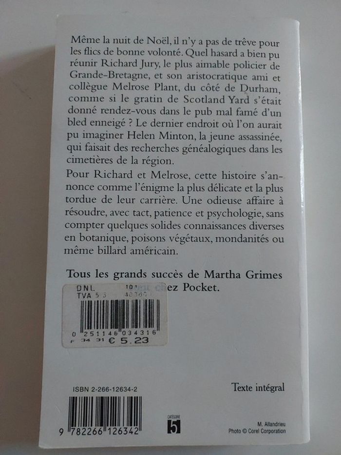 L'auberge de Jérusalem, Martha Grimes - photo numéro 2