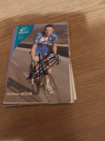 Coureurs cyclismes Anthony geslin 