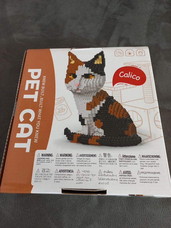 Construction figurine chat bricks blocks mini - photo numéro 3