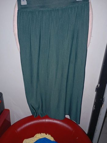 Jupe verte élastique