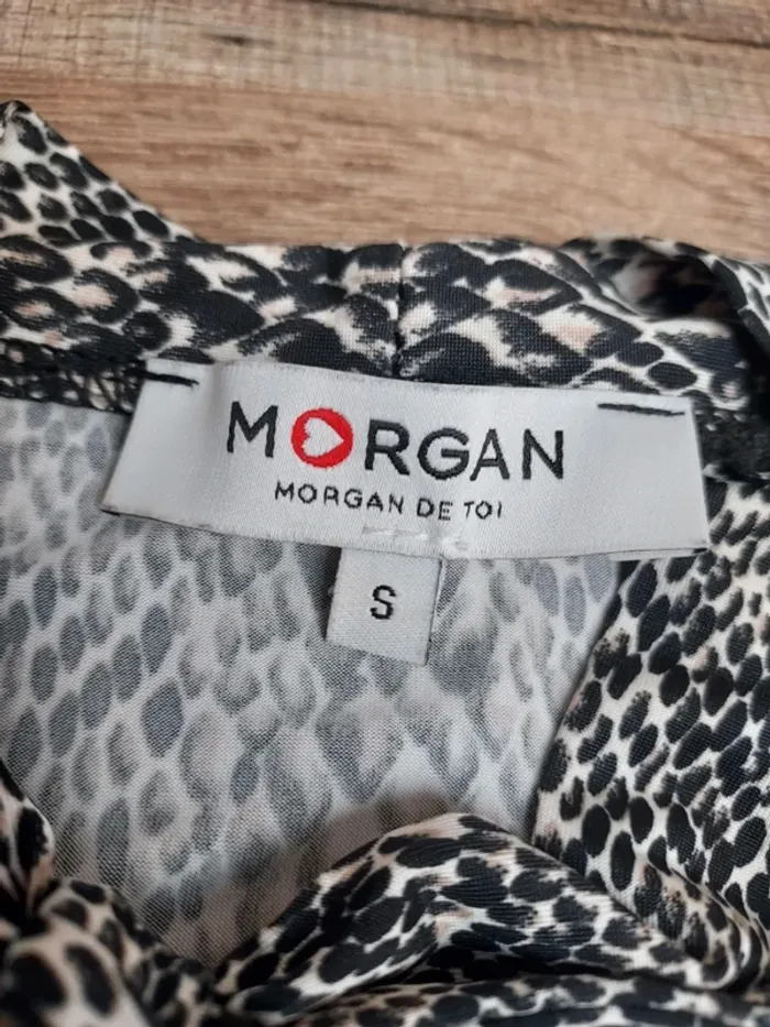 Joli haut sans manches Morgan imprimé animal - photo numéro 5