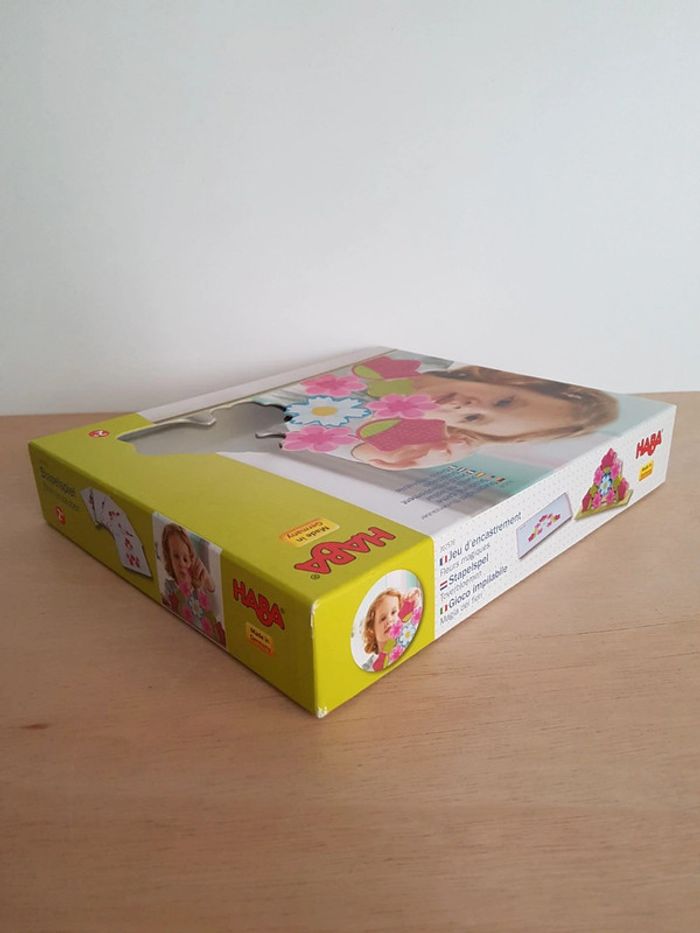 Haba jeu d'encastrement en bois fleurs magiques - photo numéro 12