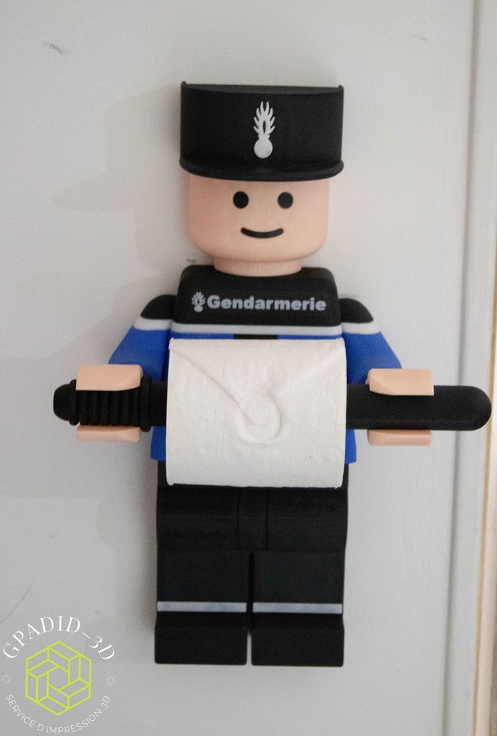 Dévidoir de papier toilette dans Un style Lego - photo numéro 3