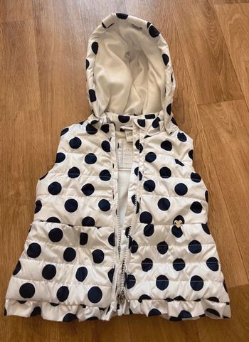 Doudoune sans manches fille  9/12M