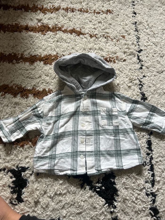 Chemise à carreaux bébé
