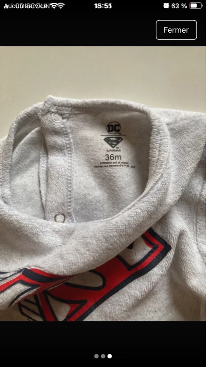 Pyjama Spiderman 36 mois - photo numéro 3