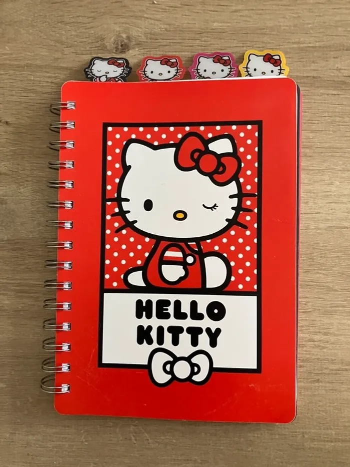 Carnet de notes cahier hello kitty