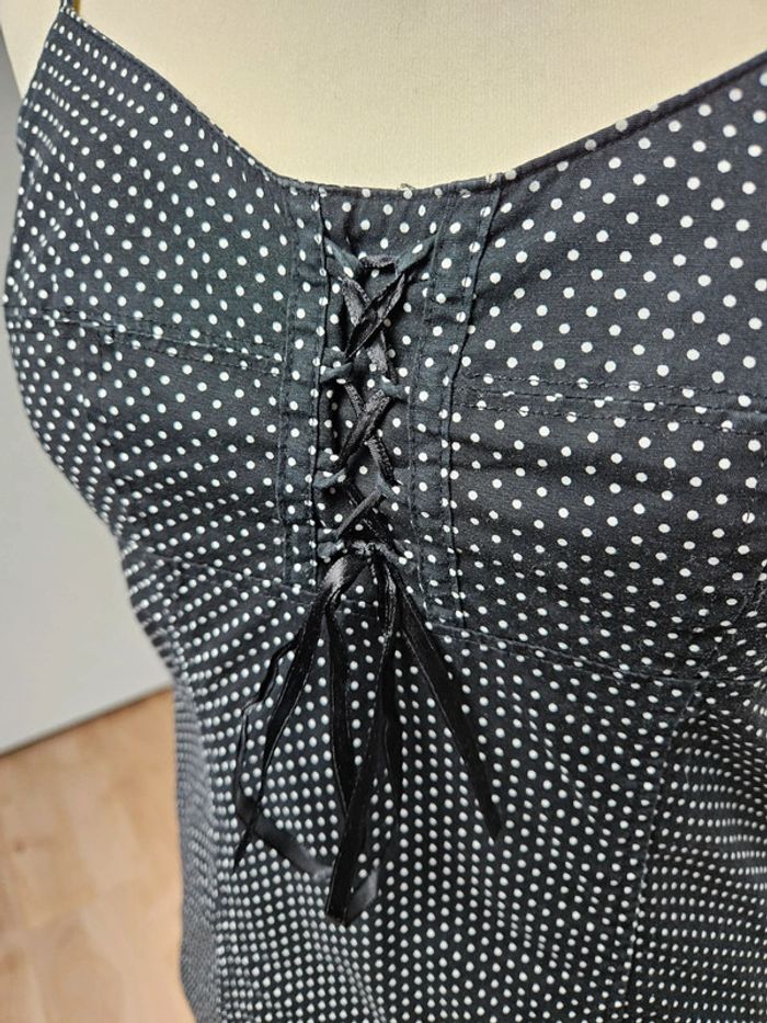 Robe noire à pois blanc Cache Cache - photo numéro 4