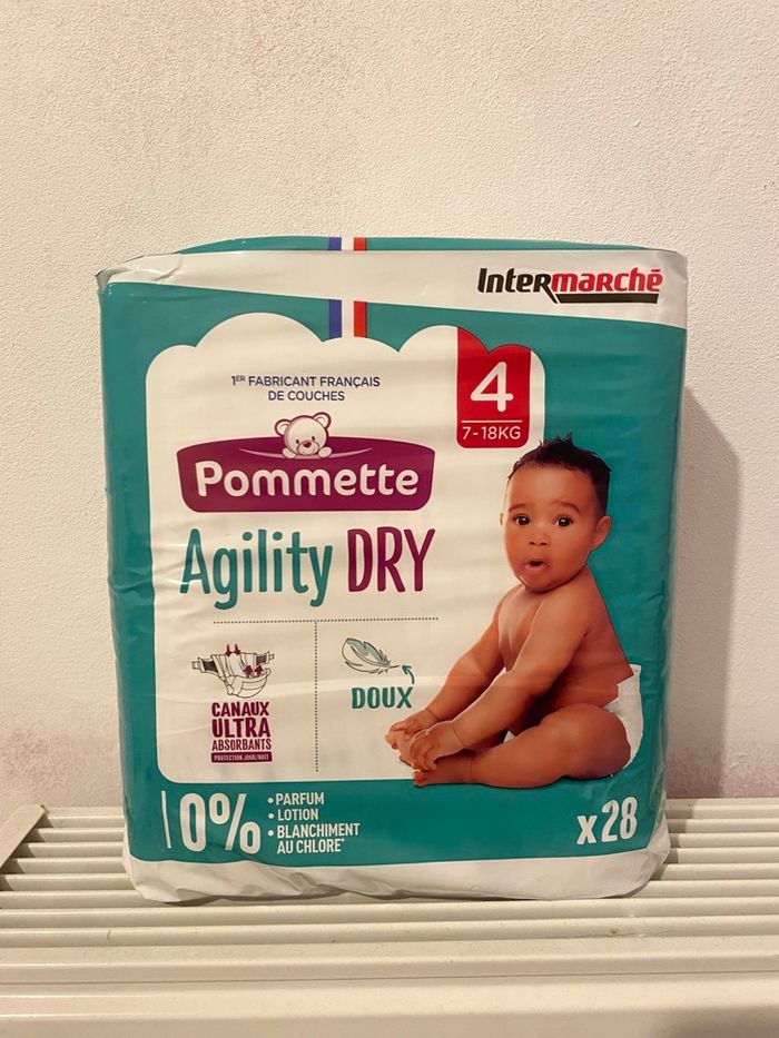 Couches Pommette x28 - 5€ Taille 4 = 7-18 kilos