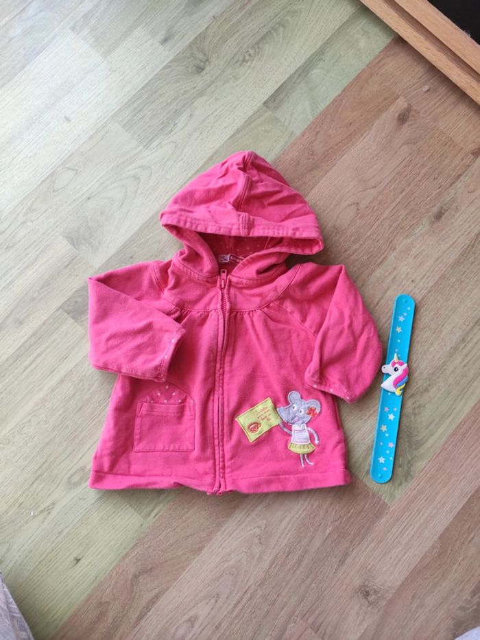 Sweat à capuche zippé 6 mois DPAM