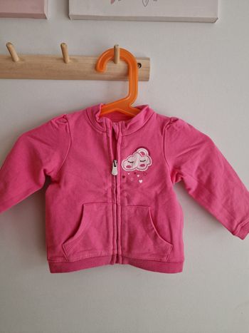 Gilet zippé bébé fille 6 mois grain de blé