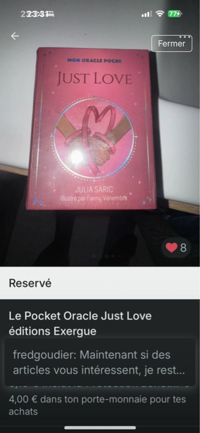 Pocket Oracle Just Love