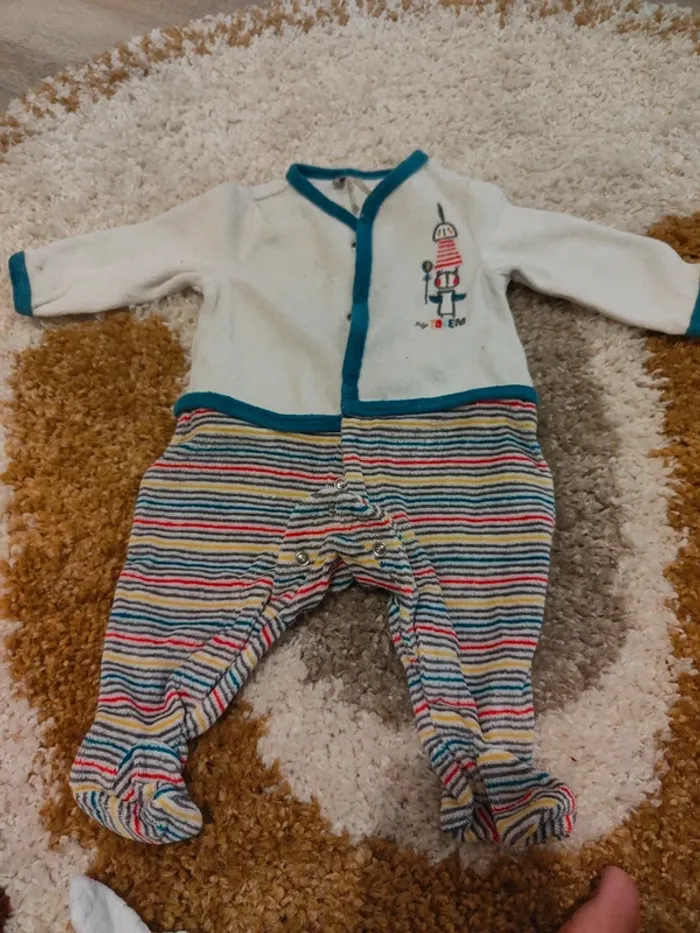 3 pyjamas velours - photo numéro 4