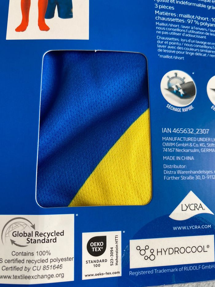 ensemble football enfant uefa euro 2024 officiel 6/8ans maillot short chaussettes - photo numéro 7