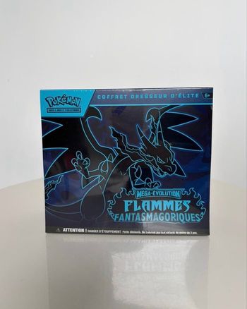Pokémon ETB ME02 - Coffret Dresseur d'Élite Flammes Fantasmagoriques - Neuf (Mini défaut)
