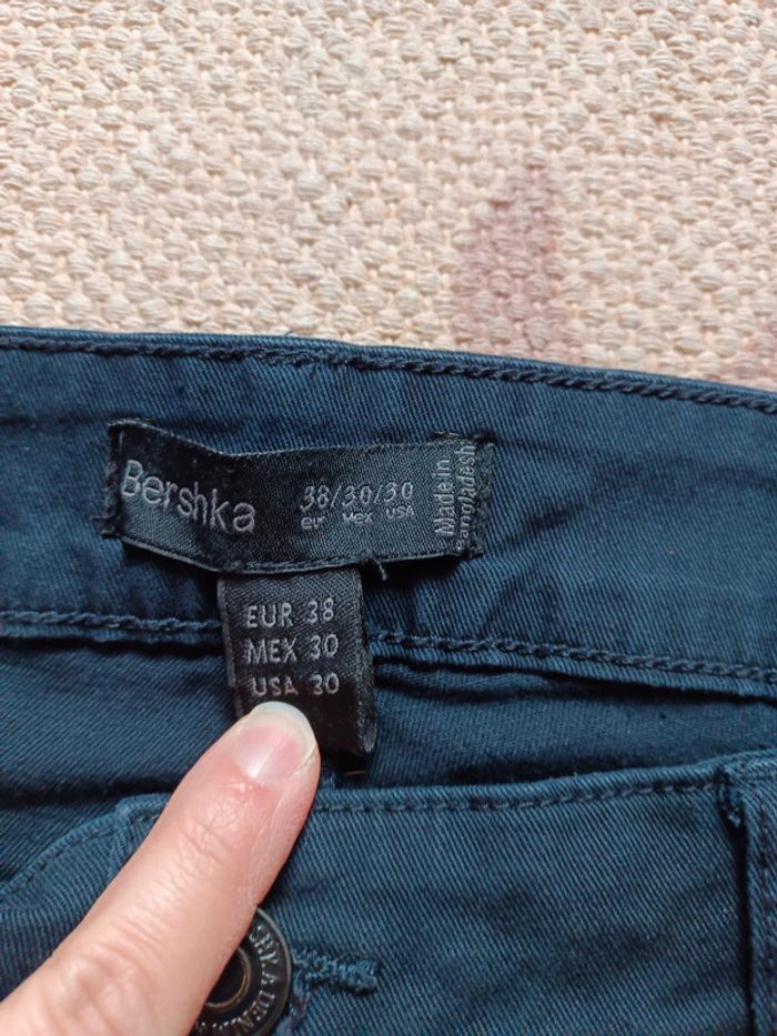 Pantalon bleu bershka homme 38 - photo numéro 3