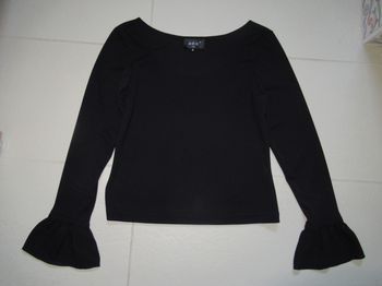 Haut / tee-shirt manches longues femme manches évasées 38 / M