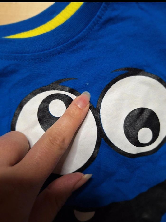 T-shirt manches longues pour garçon taille 24 mois Marque Lupilu bon état - photo numéro 5