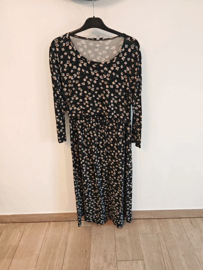 Robe longue d'allaitement marguerite Envie de fraise 42/44