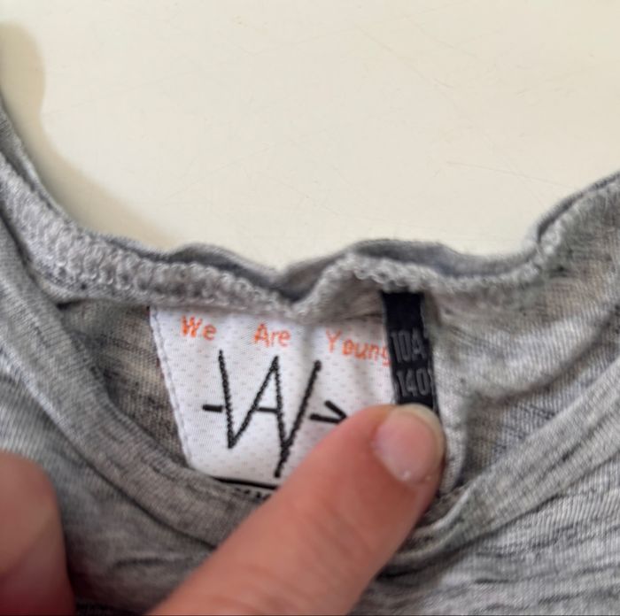 TEE shirt manches courtes gris ikks 10ans - photo numéro 2