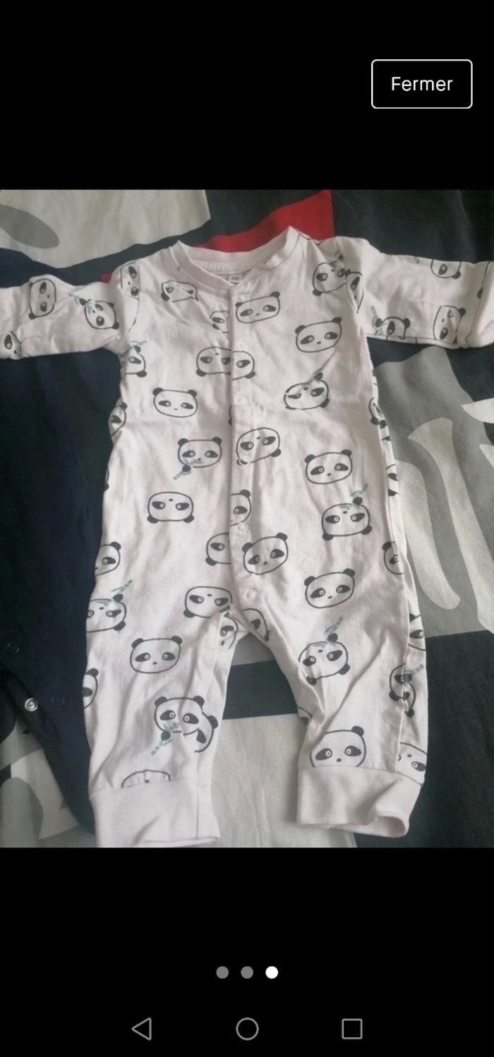 Lot 2 pyjamas léger sans pieds - photo numéro 3