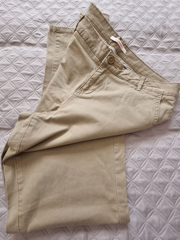 Pantalon Chino camel - photo numéro 3