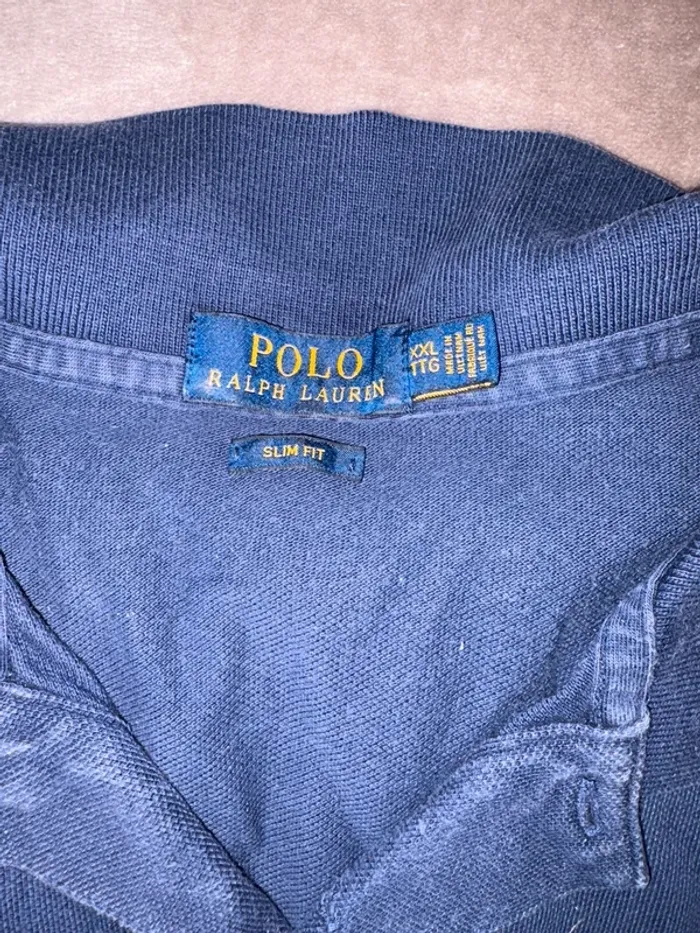 Polo Ralph Lauren homme taille XXL bleu en bon éta - photo numéro 3