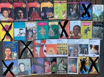 Livres de poche de scolarité collège lycée TBE hugo molière voltaire etc