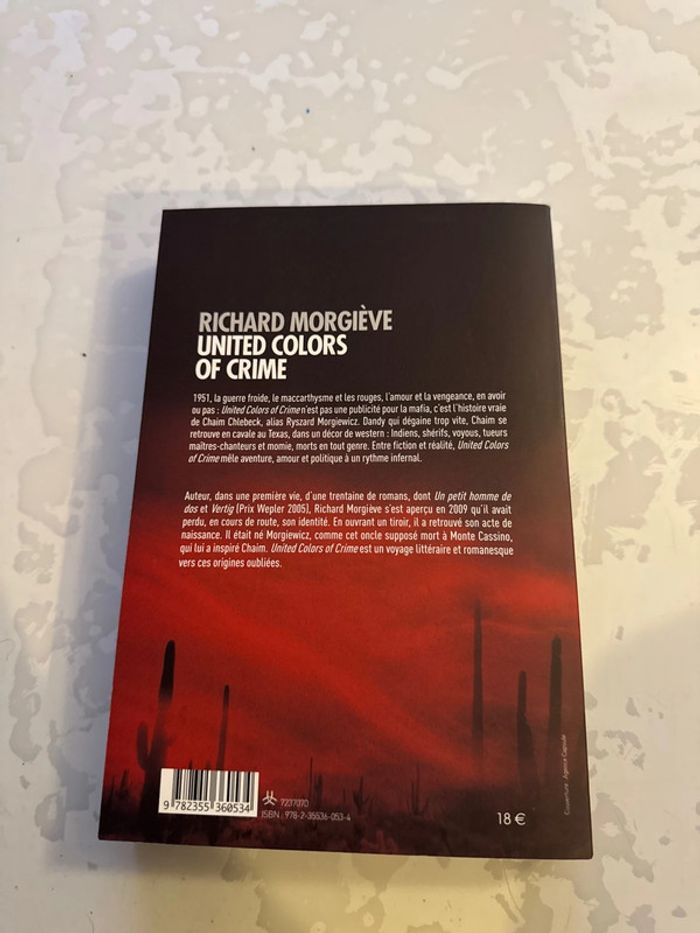 Livre united Colors of crime - Richard morgiève - photo numéro 3