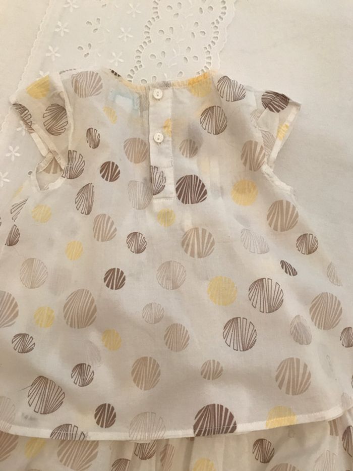 Ensemble jupe Boule et Blouse 12 Mois - photo numéro 3