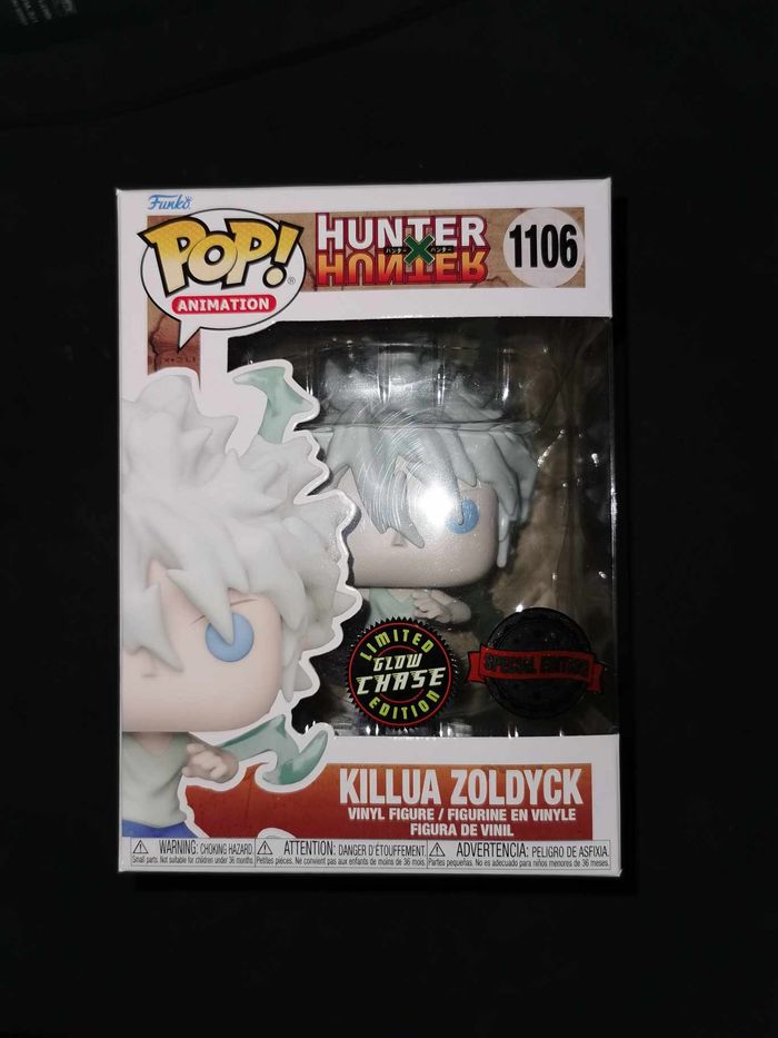 Lot 2 Figurines Funko Pop / Killua Zoldyck N°1106 / Hunter X Hunter / (1Glow Chase + 1Spécial éditio - photo numéro 2