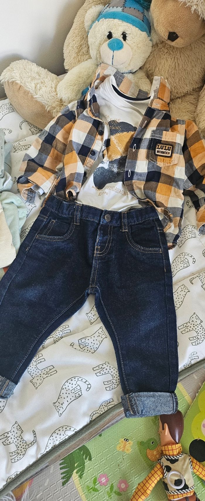 Lot de 4 ensembles bébé garçon en 18 mois pour saison automne-hiver - photo numéro 7