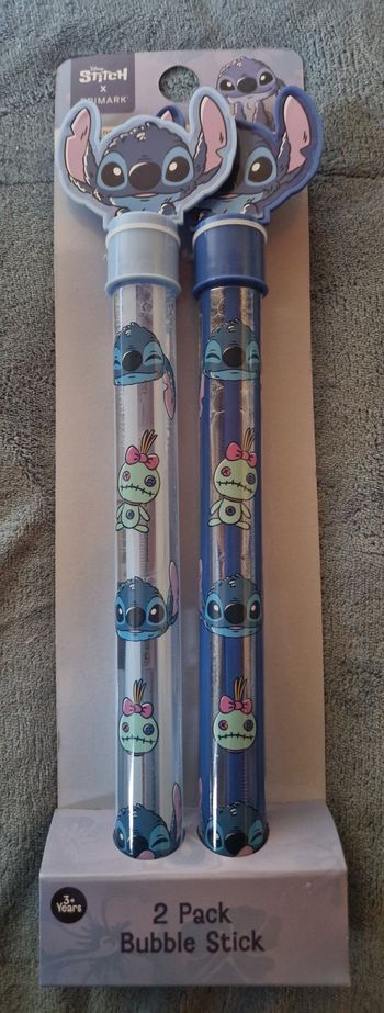 Lot de 2 bâtons à bulles Stitch