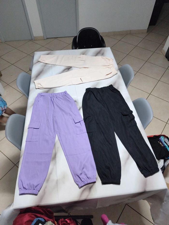 Lot de 3 cargos taille 9 ans shein