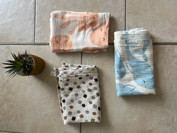 Lot de 3 grands langes