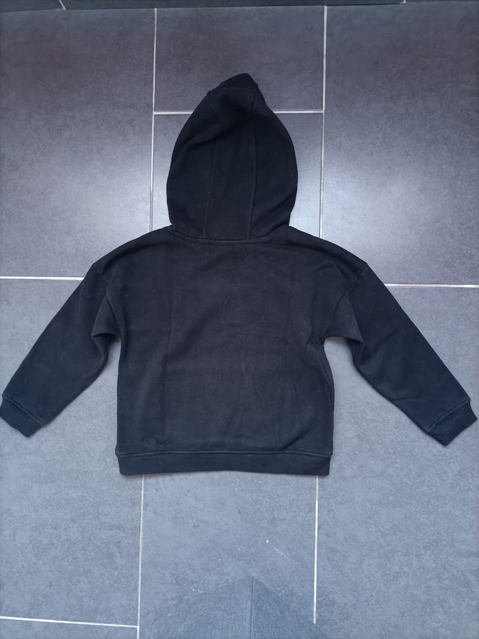 Sweat à capuche noir Kiabi 6 ans - photo numéro 5