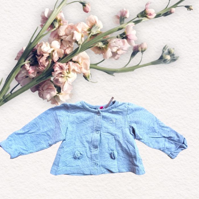 La Veste/ le gilet  qui Fait des Papouilles à Bébé fille taille 6 mois!👶 - photo numéro 3