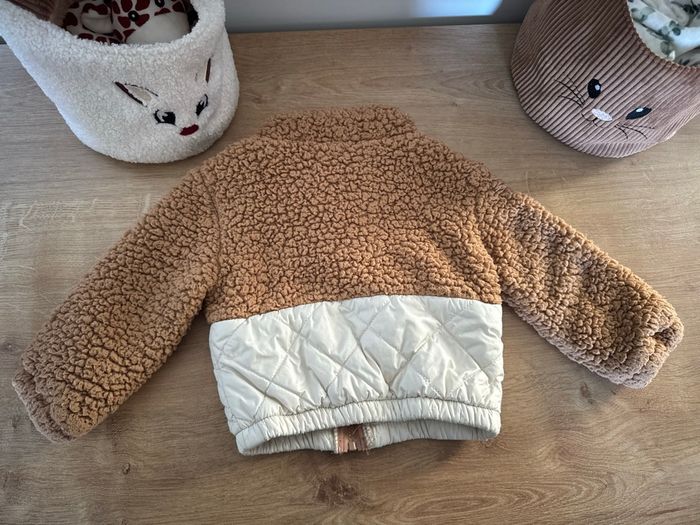 Manteau veste sherpa Cosy Club - 6/9 mois - photo numéro 6