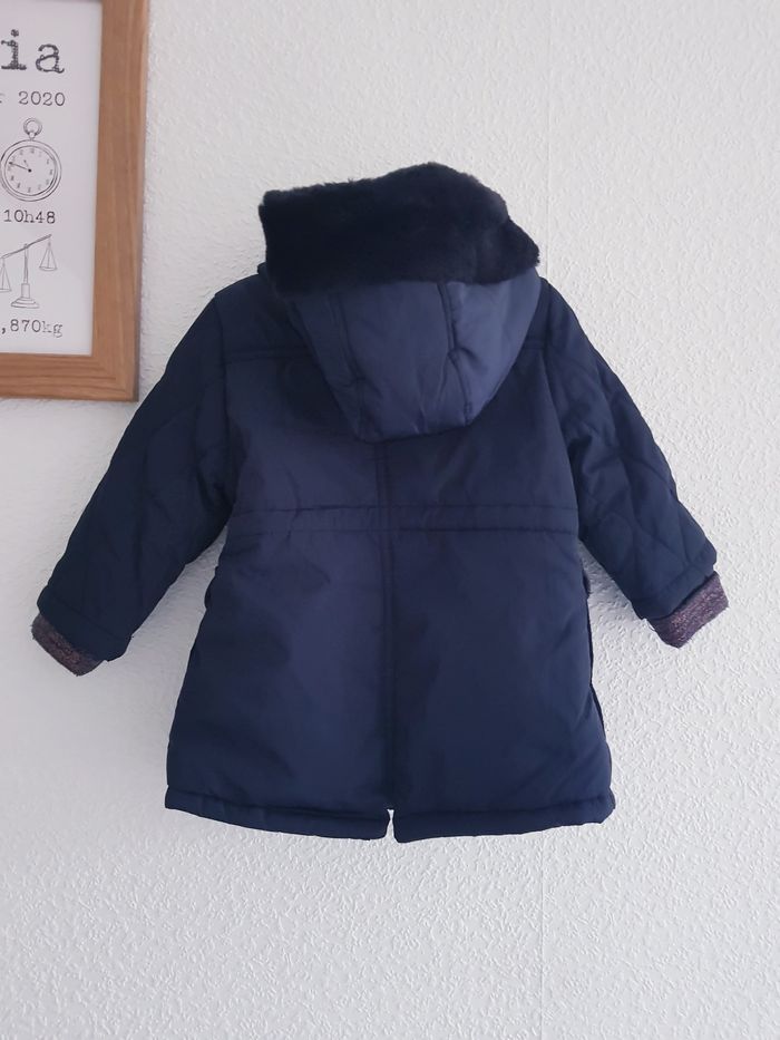 Noppies Kids - Manteau / parka avec capuche - Bleu marine (18 mois) - photo numéro 6