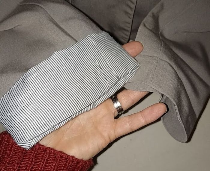 Superbe Veste Blazer Taupe / Beige – Coupe Cintrée & Col Châle – Chic & Intemporelle - photo numéro 7