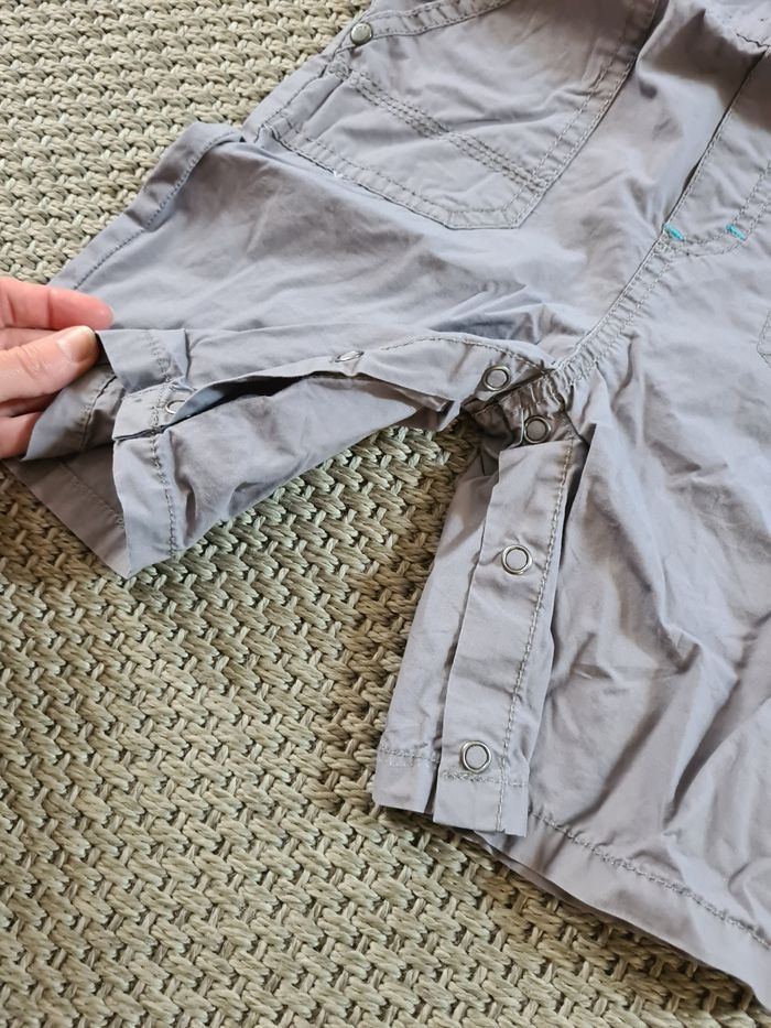 Salopette légère grise - 24 mois - photo numéro 5