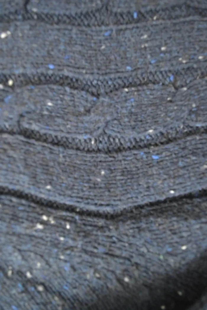 Pull torsadé Blue Ice - Taille M - photo numéro 5