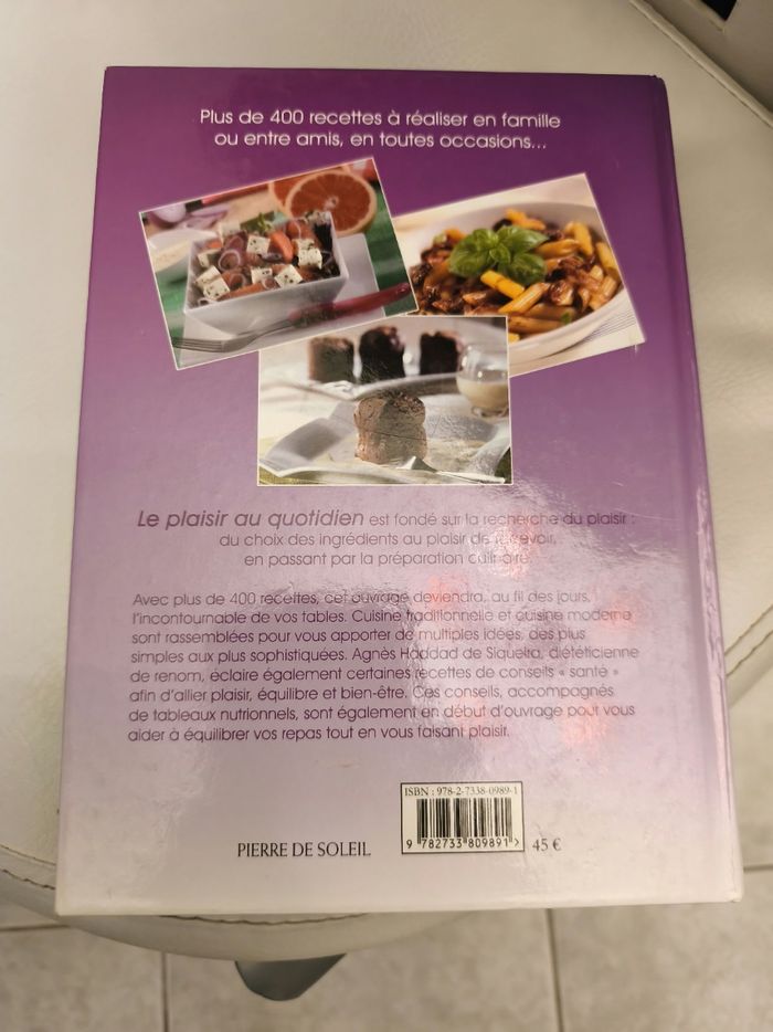 Livre de cuisine le plaisir du quotidien - photo numéro 2