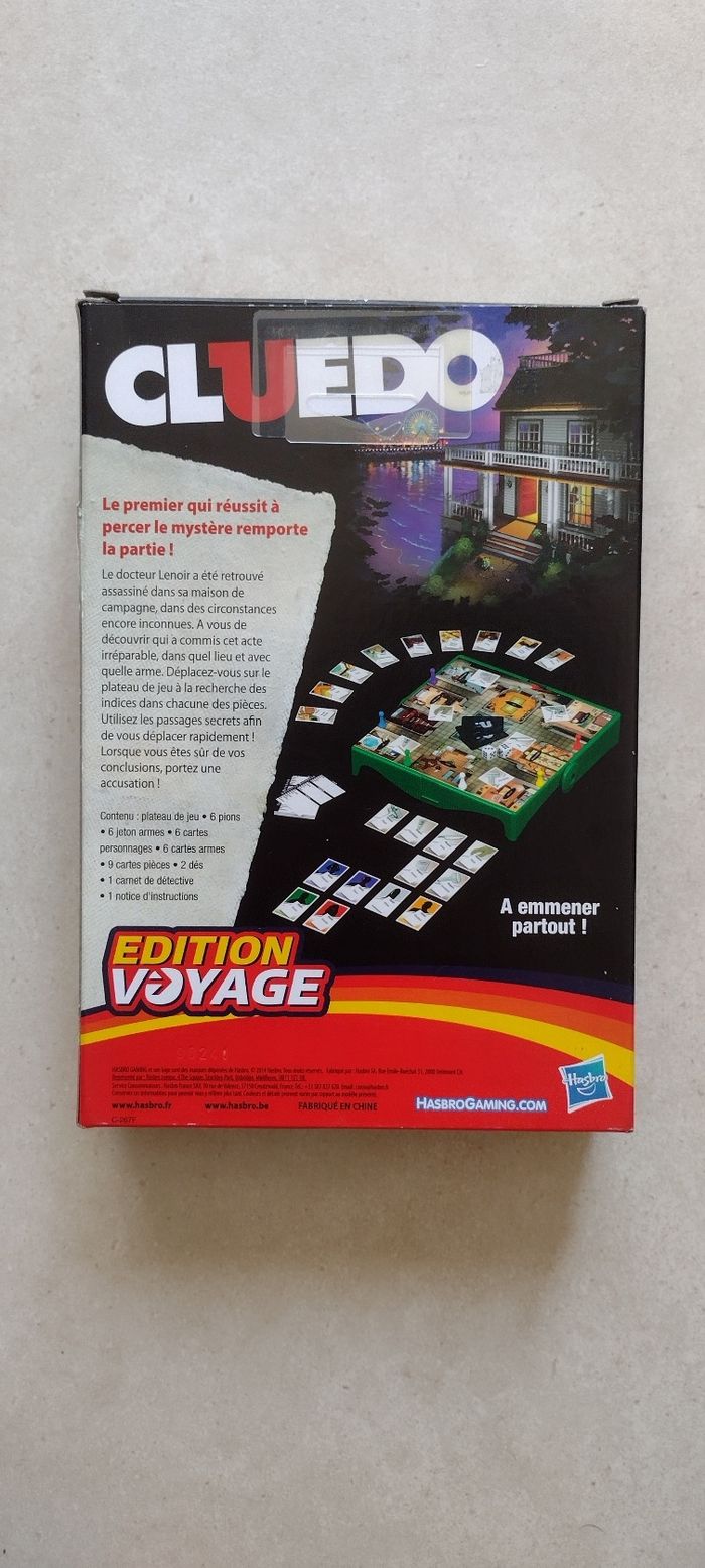 Cluedo jeu de voyage - photo numéro 2