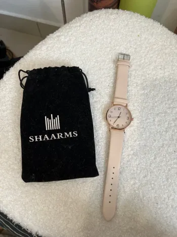Montre shaarms beige rosé
