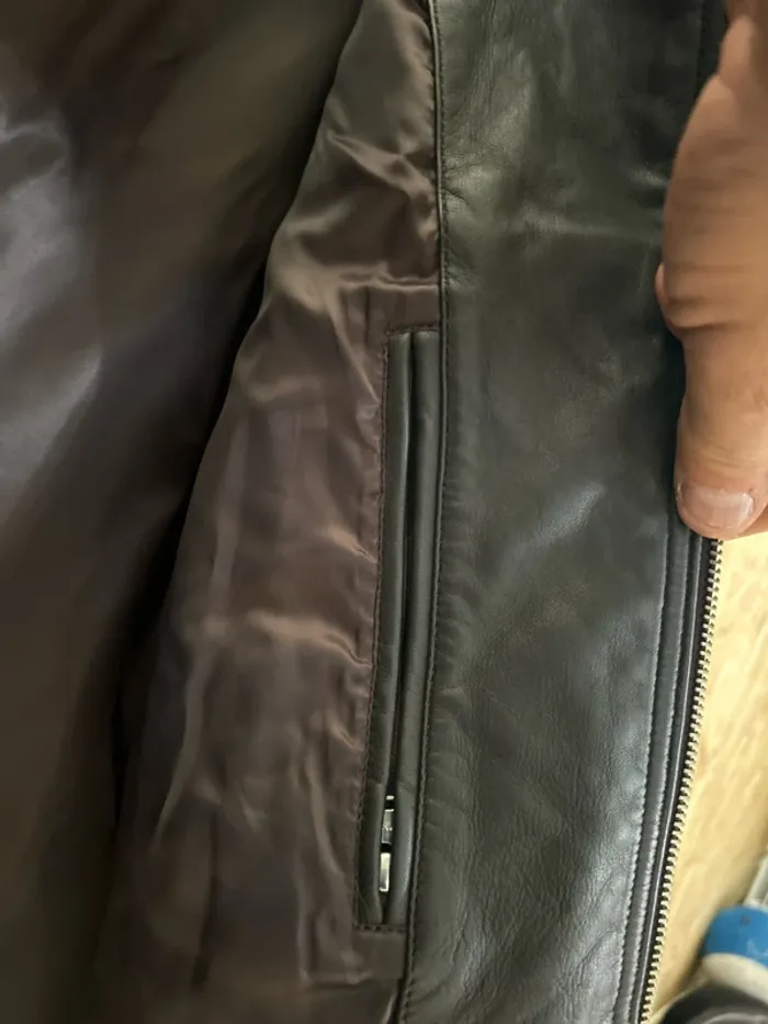 Veste en cuir mango MNG - photo numéro 9