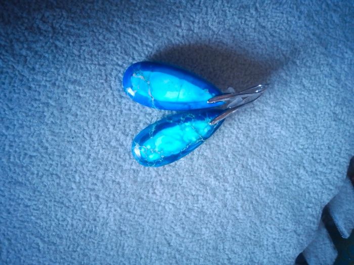 Boucles d'oreilles en pierres - photo numéro 3