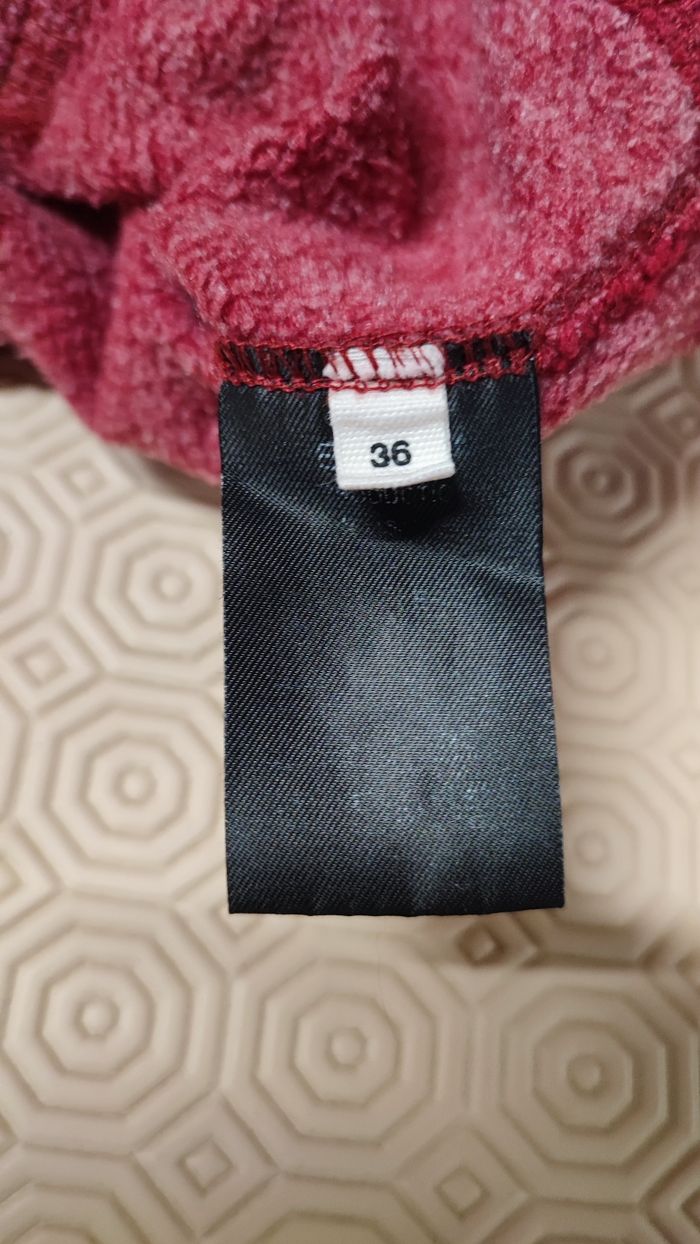 Sweat à capuche sans manche Isabel Marant 36 Rouge / Bordeaux - photo numéro 5
